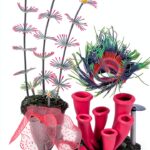 Aquarium Fish Tank Decorations ZtohPyo Silicone Glow 4 Piece Set-0