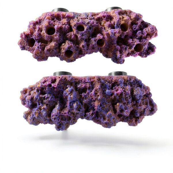 Magnetic Reef Coral Frag Rack Rock Reefing Art N52 Magnets 1/2" Purple-2