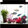 Aquarium Fish Tank Decorations ZtohPyo Silicone Glow 4 Piece Set-1