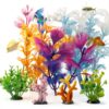 Fish Tank Decorations Plants Resin Coral PietyPet 8 Piece Set 830 MP-5