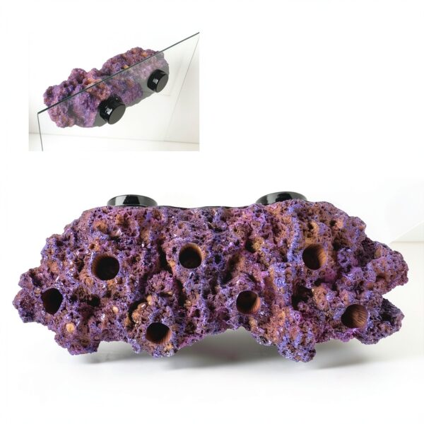 Magnetic Reef Coral Frag Rack Rock Reefing Art N52 Magnets 1/2" Purple-1