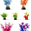 Fish Tank Decorations Plants Resin Coral PietyPet 8 Piece Set 830 MP-1