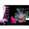 Aquarium Fish Tank Decorations ZtohPyo Silicone Glow 4 Piece Set-3