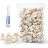 Ceramic Coral Frag Plugs 100 Pack Reefing Art Décor Heavy-0