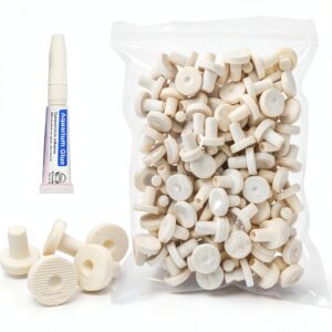 Ceramic Coral Frag Plugs 100 Pack Reefing Art Décor Heavy-0
