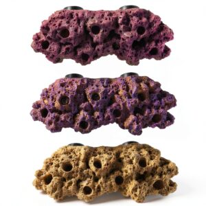 Magnetic Reef Coral Frag Rack Rock Reefing Art N52 Magnets 1/2" Purple-0